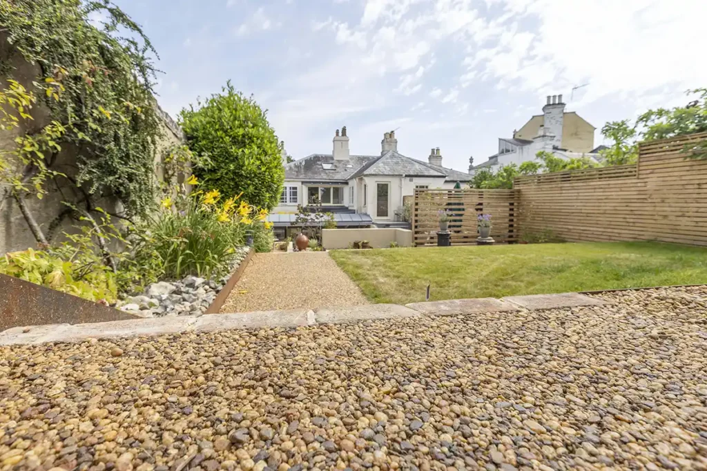 Resin pathway leading to house in Norwich